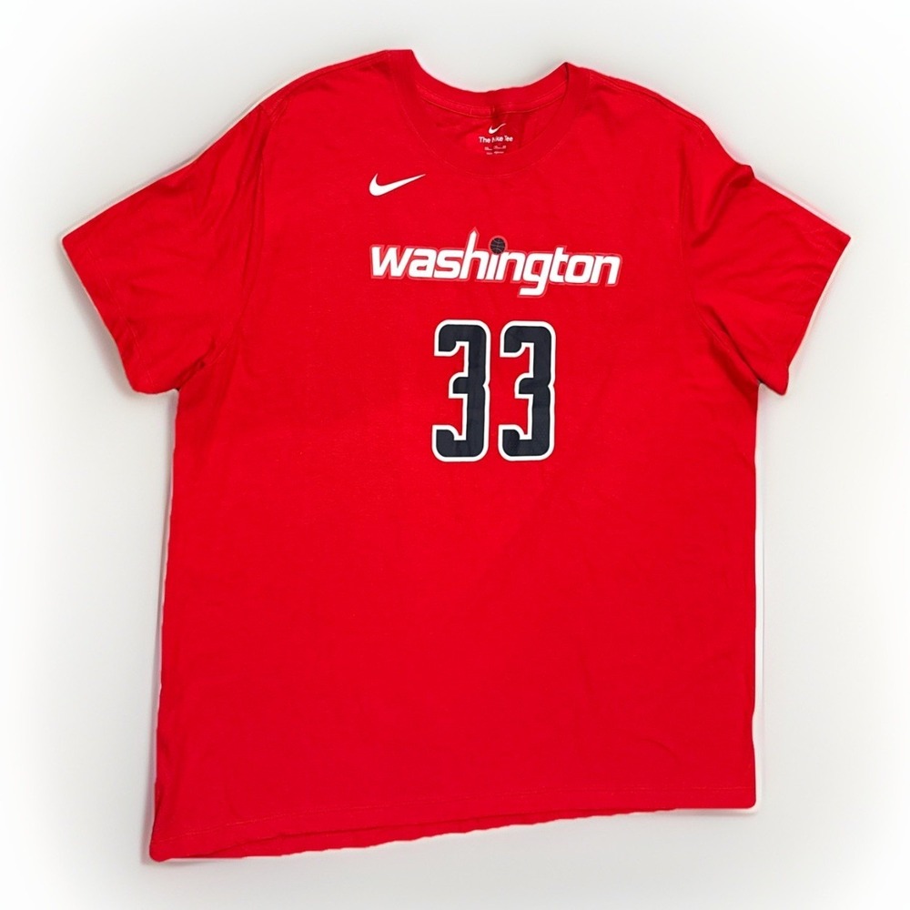 Washington Wizards Kyle Kuzma Nike Tee - Red - Name/Number - Men's XXL **NEW**